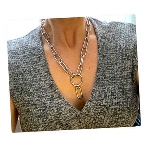 Zara Elegant Modernist Necklace. (Used)